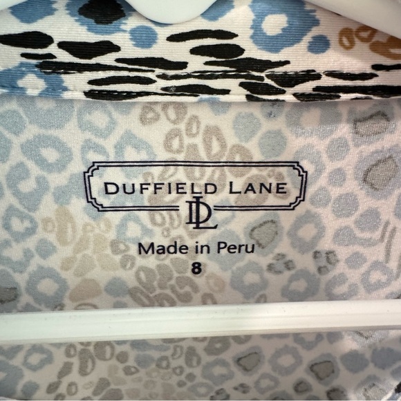 Duffield Lane Jax 1/4 Zip Performance Top Mixed Print Girls 8 - Picture 2 of 4